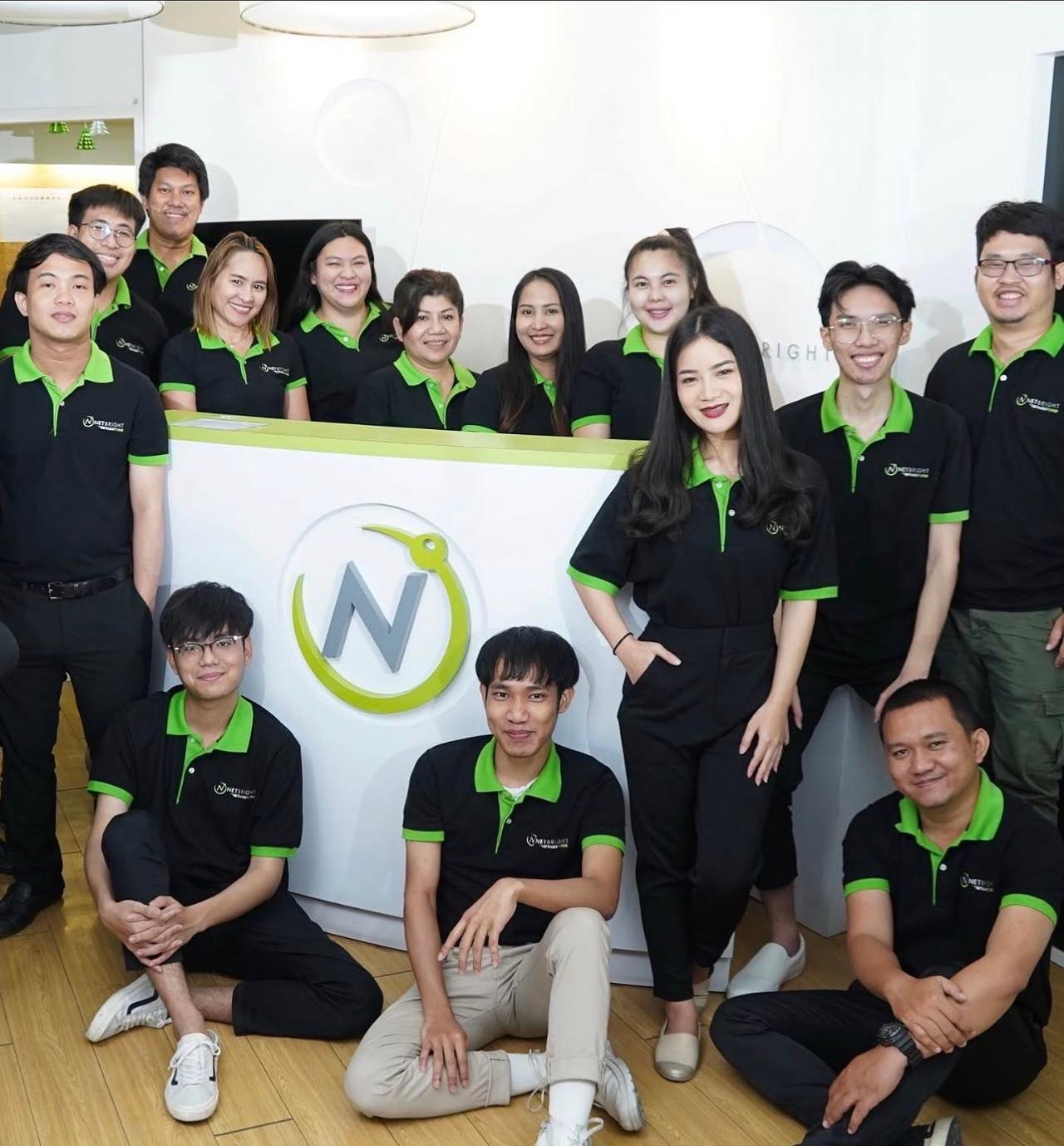 The Net Bright team at the Bangkok office